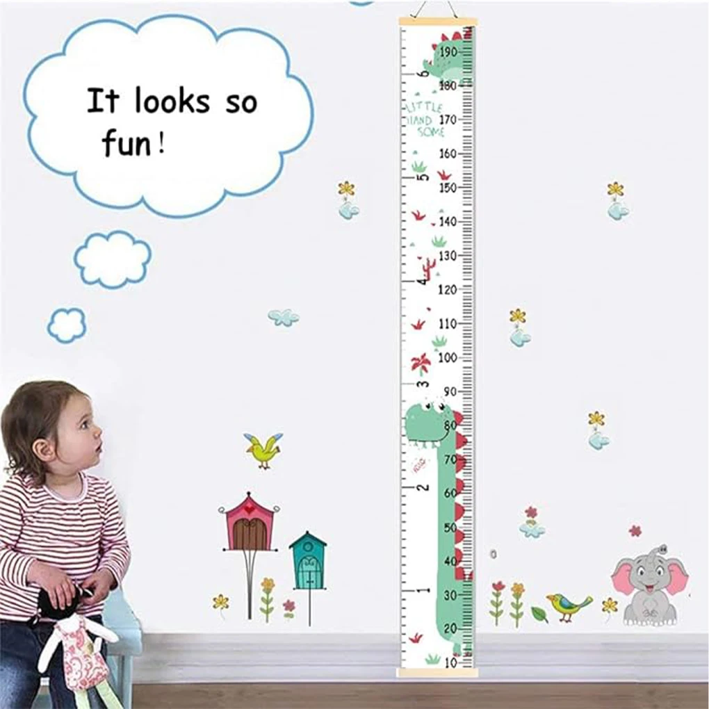 

Multi-functional Wooden Kids Height Ruler For Baby Growth Chart Made Of Wood Safe And Reliable