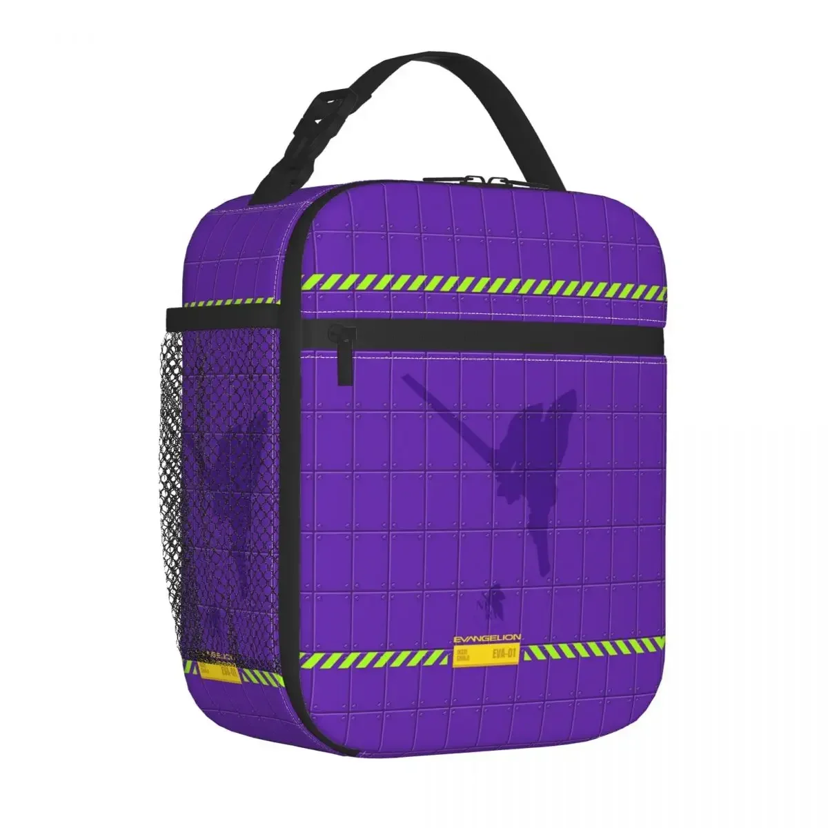 

Lunch Boxes Anime EVA-01 Ikari Shinji Mecha Merch Neon Genesis Cartoon Lunch Food Box Harajuku Thermal Cooler Bento Box For Work