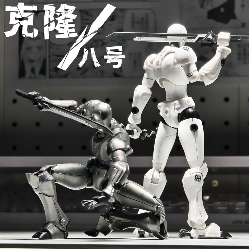 【IN STOCK】XINGDIJIA Clone No.8 1/12 Scale Movable Assembled Mecha Anime Model Collectible Action Figure Desktop Decoration Toys