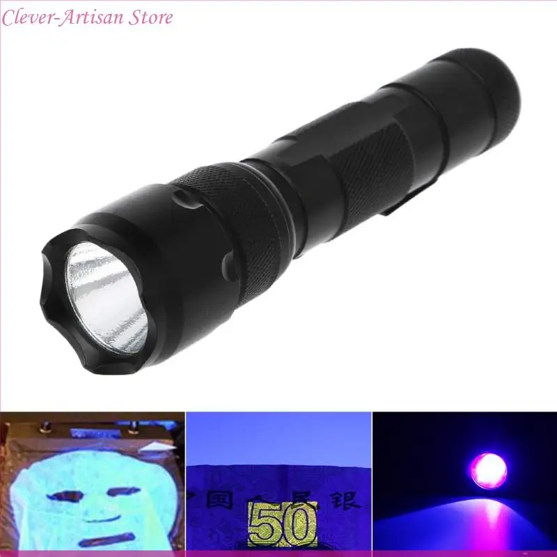 E06B UV WF-502B LED 395NM Blacklight Flashlight Torch Light Light