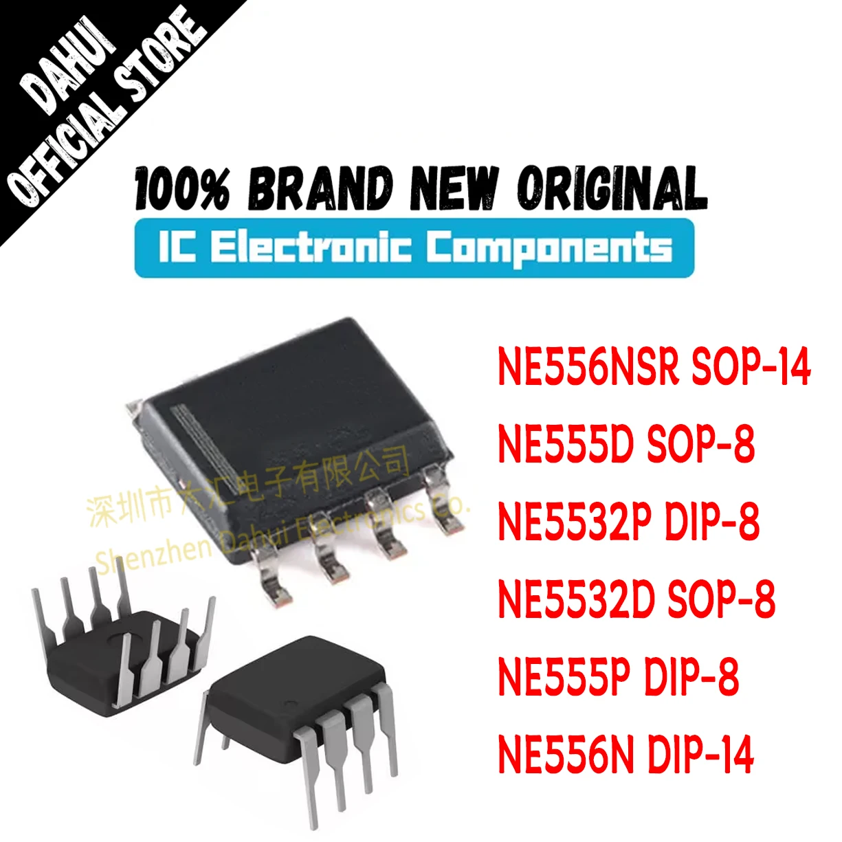 

NE555P NE556N NE555D NE5532P NE5532D NE556NSR New Original Genuine