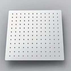 Stainless Steel Top Spray Shower Head Ultra-Thin Pressurized Bathroom Waterfall Rain Shower Bathroom Accessories
