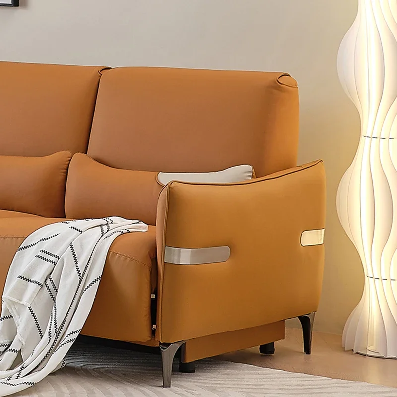 Elektrische Schlaf Liege sofas Sitz massage l Form Liege sofas Zimmer Luxus Sillon Liege möbel Wohnzimmer