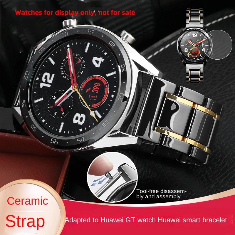 20mm 22mm Ceramic Watch Strap Bracelet for Huawei GT Watch Band GT2/3 GT3 Pro Honor Magic Smart Band Watch2 Pro Honor Men Women