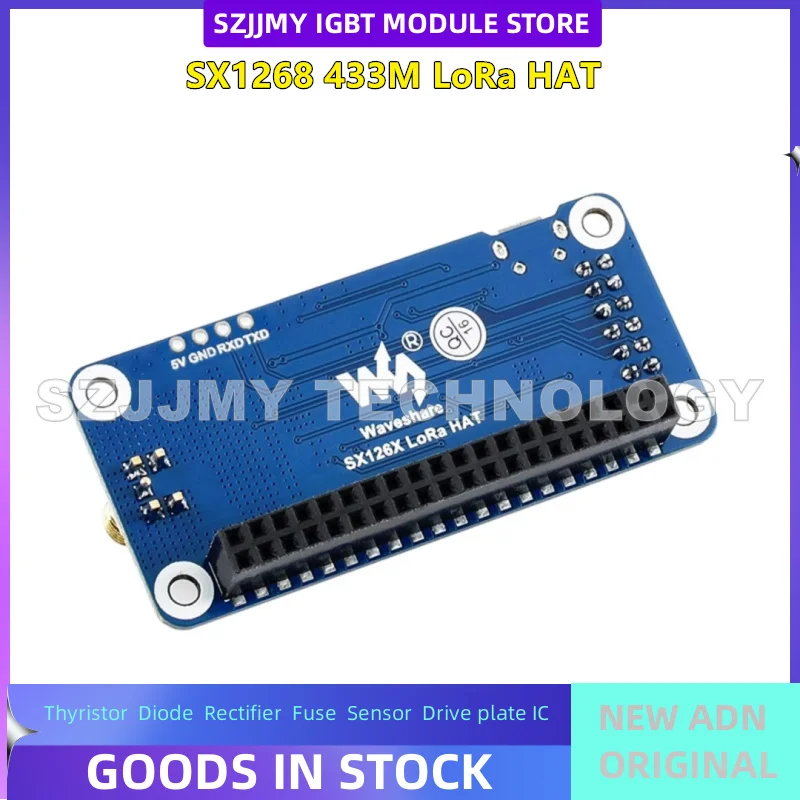 Raspberry Pi LoRa Expansion Board SX1268/1262 Wireless Module 433/470/868/915MHz Frequency  Package 1