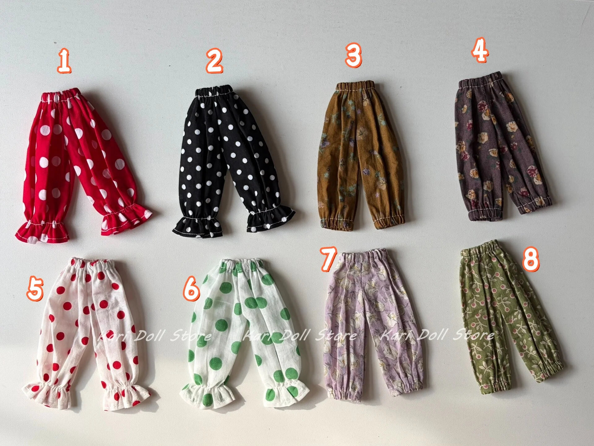 

Одежда для кукол Kari 2026: брюки средней длины различных фасонов для кукол Landazz, Landoudou, ob24, ob22