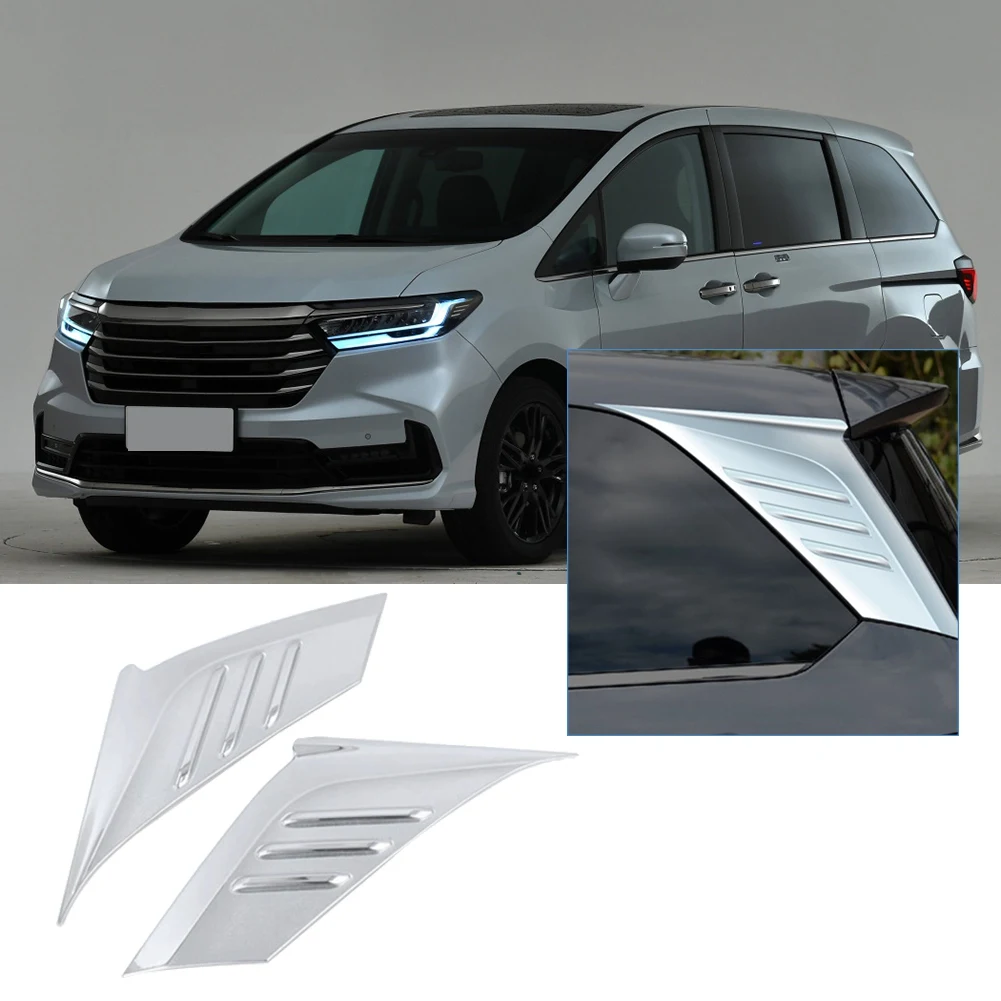 For Honda Odyssey 2022 Car Rear Window Triangle Panel Cover Sticker