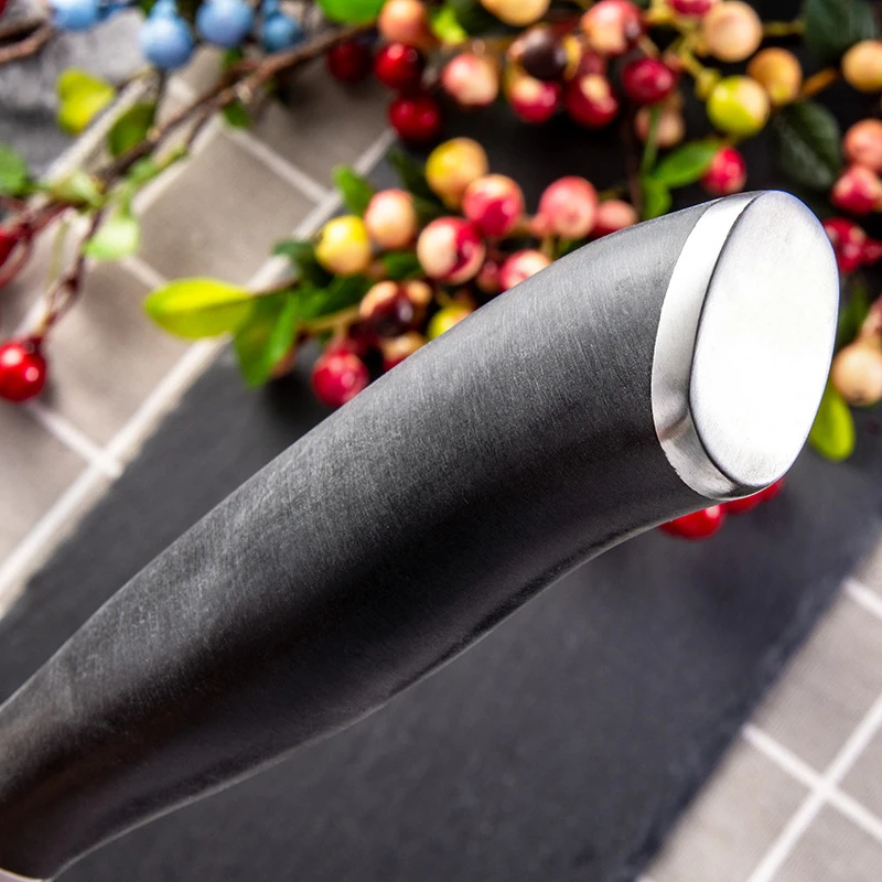 Stainless Steel Chef Knife Meat Cleaver Kitchen Knives Cooking Tools Serrated Frozen Meat Knife