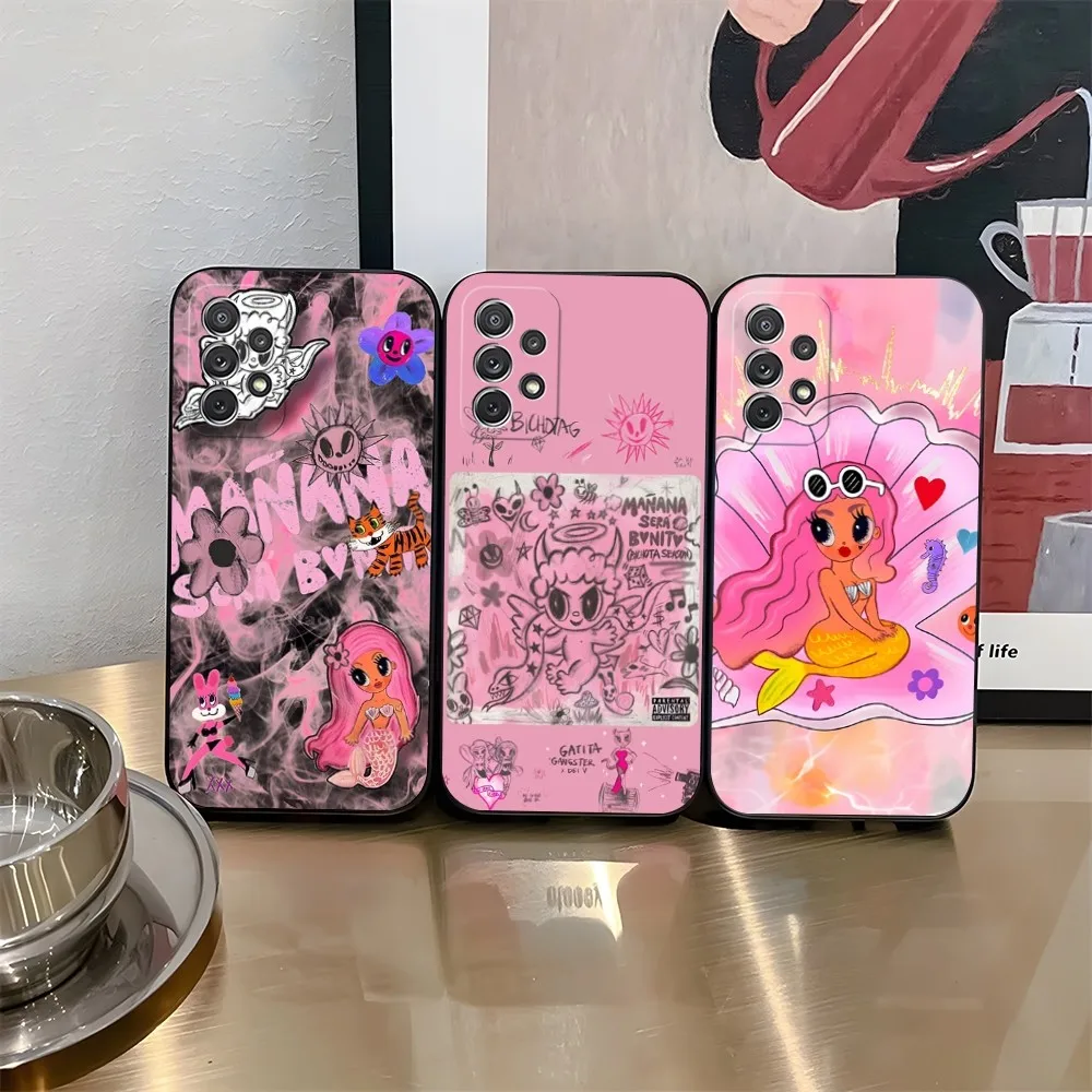 

Karol G Manana Sera Bonito Phone Case for Samsung Galaxy S24 S20 S21 S23 S22 Ultra Fe Plus M54 A34 A54 A24 A52 A53 Coque