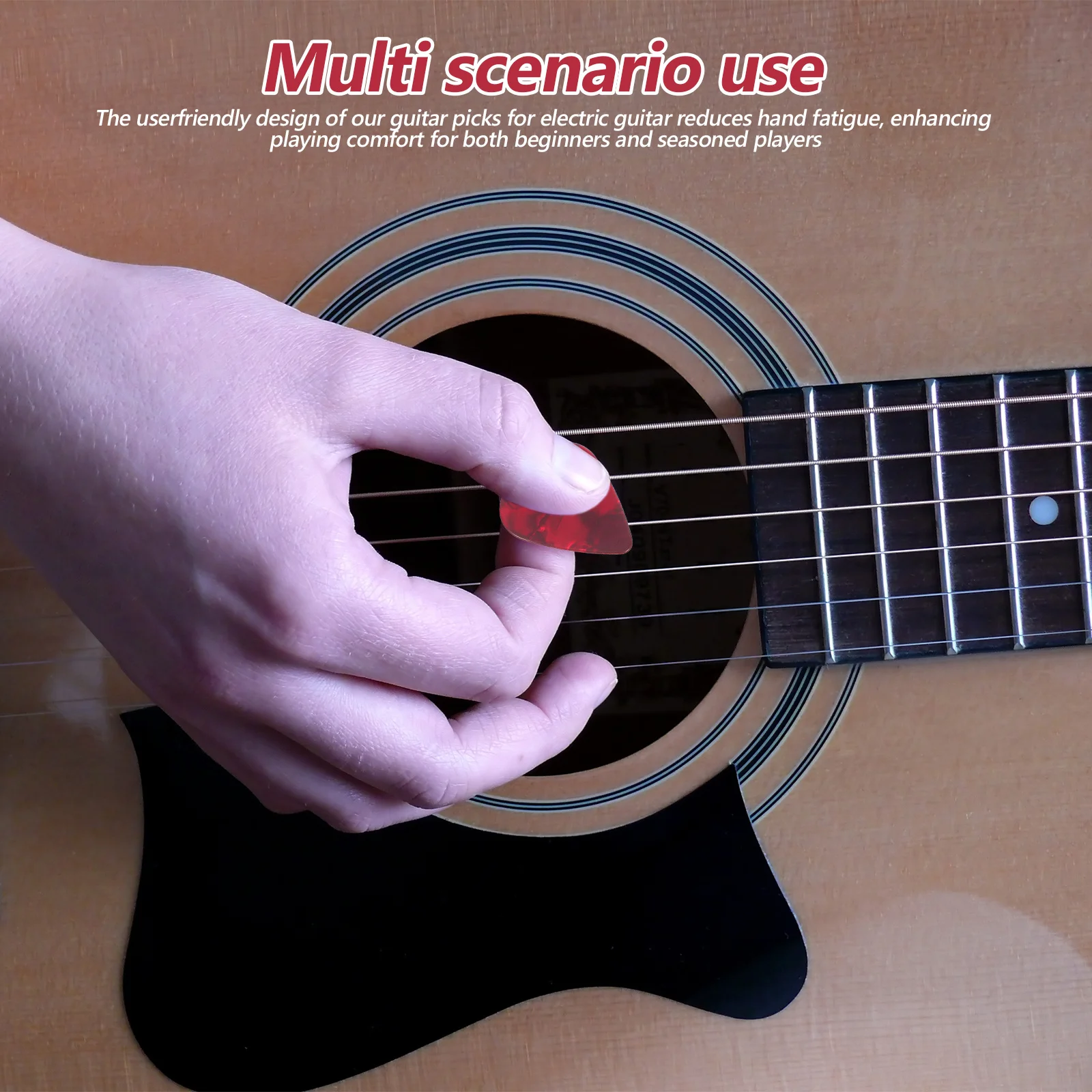 30 قطعة الغيتار الراتنج الملونة يختار الإبهام إصبع اللعب الكهربائية الصوتية باس Plectrums اكسسوارات دائم مريح #1