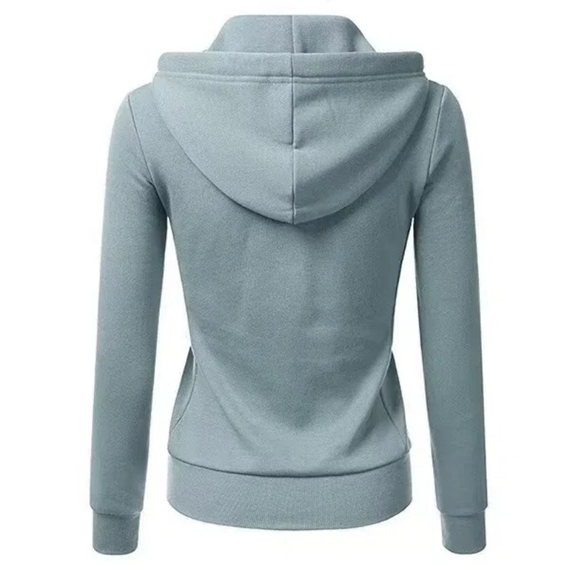 2024 Top selling Personalized Sweatshirt with Zipper Hooded Solid Sweatshirt