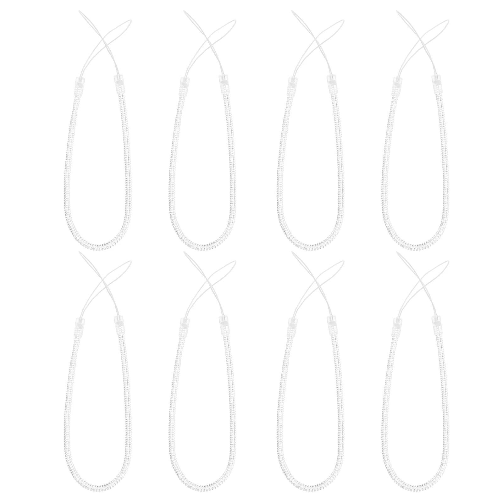 8 قطع من أقفال الدانتيل بحبل القلم للأحذية الرياضية مع حزام حبل حبل المفقود للمعصم