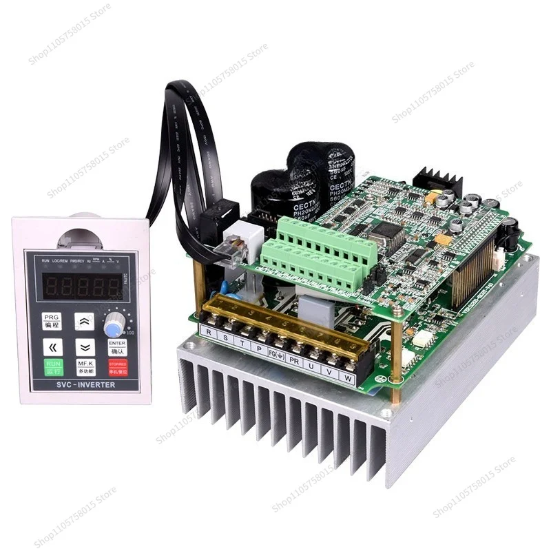 For bare metal permanent magnet synchronous frequency converters: 0.75 1.5 2.2 4 5.5 7.5 KW