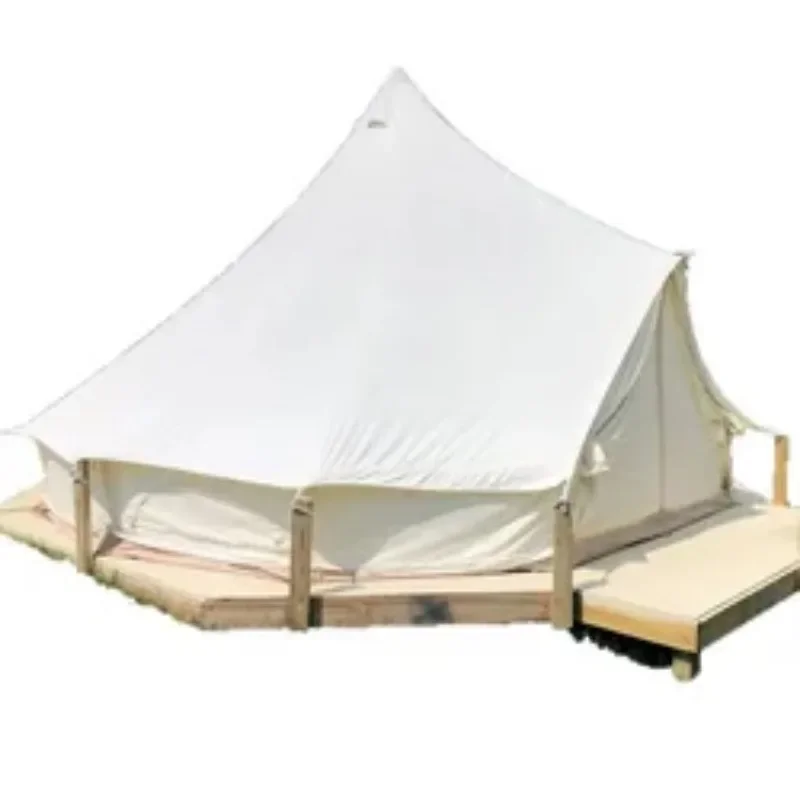 Cotton canvas bell  tents  outdoor camping equipment accessories camping & hiking glamping tent