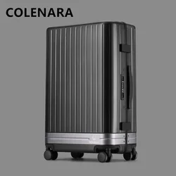 COLENARA-Valise à Roulettes Universelle pour Homme, Bagage de Voyage 20, Boîte d'Embarquement, Cadre en Aluminium, Chariot, 26 Pouces, 24 Pouces