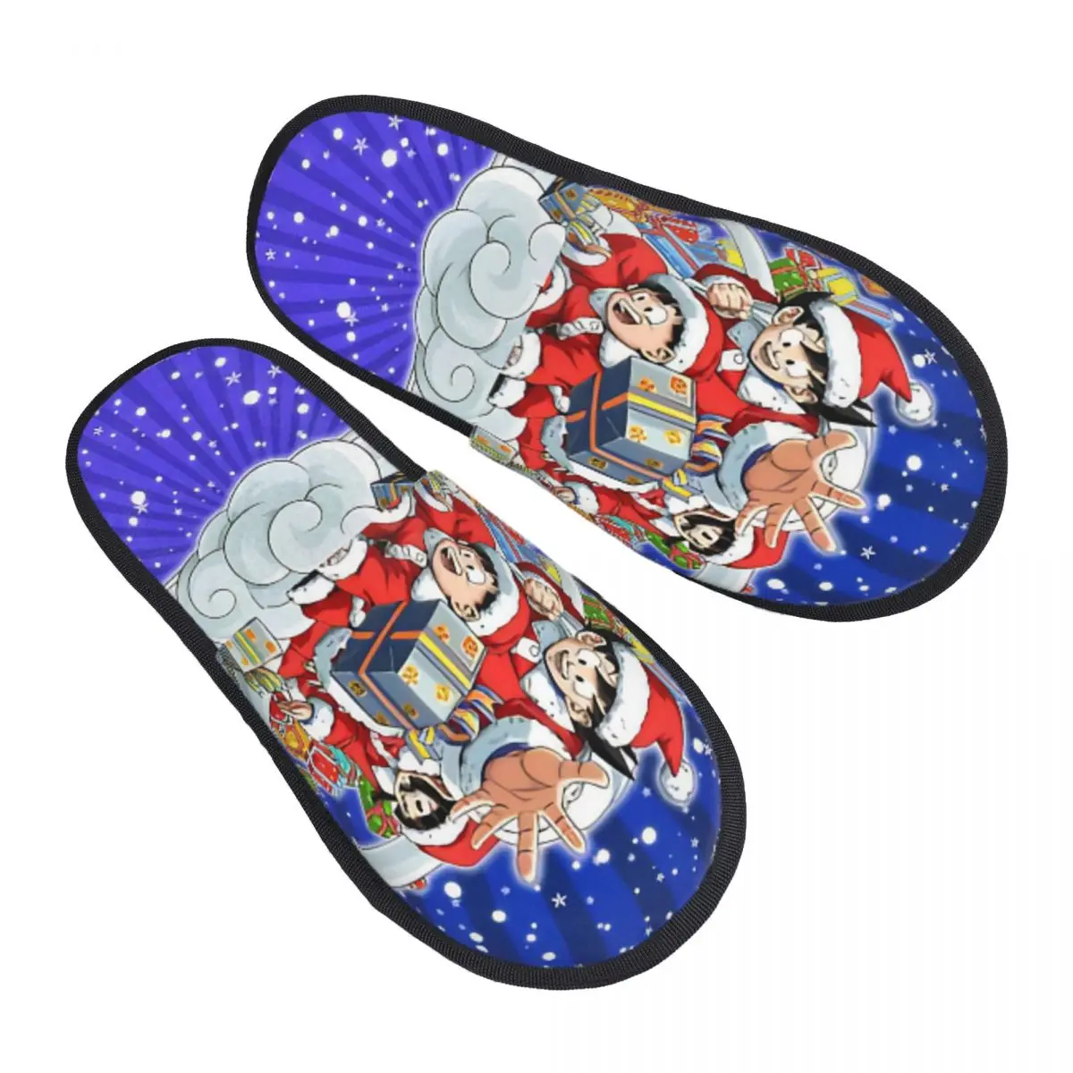 DBZ DragonBallZ D-DragonBall-L Christmas Slippers for Women Men Home Shoes Plush SPA Slippers