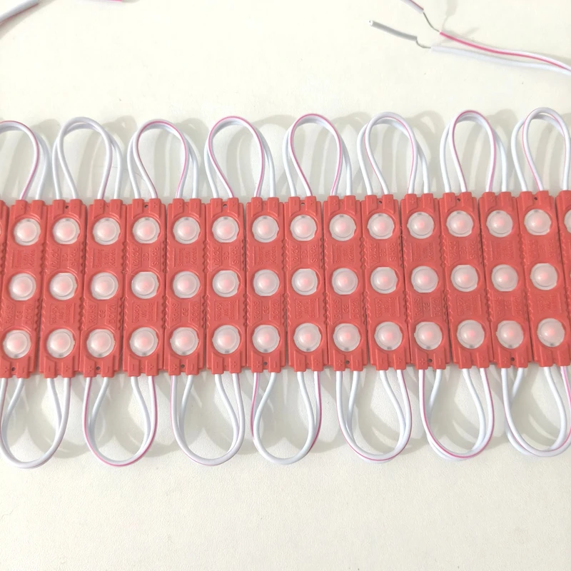 20pcs/lot LED Module Light 2835 Indoor Outdoor Injection Waterproof Sign Backlight DC12V Shop Advertising Letter Signboard Lamp