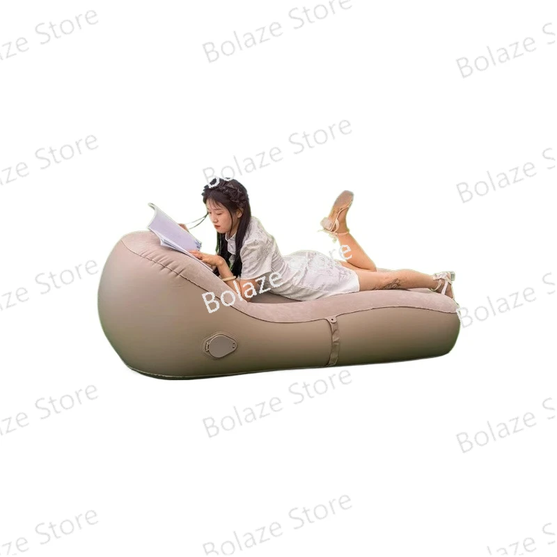 

Inflatable Sofa Outdoor Portable Air Cushion Bed Lazy Lunch Camping Automatic Inflatable Bed Adult Air Lying Chair