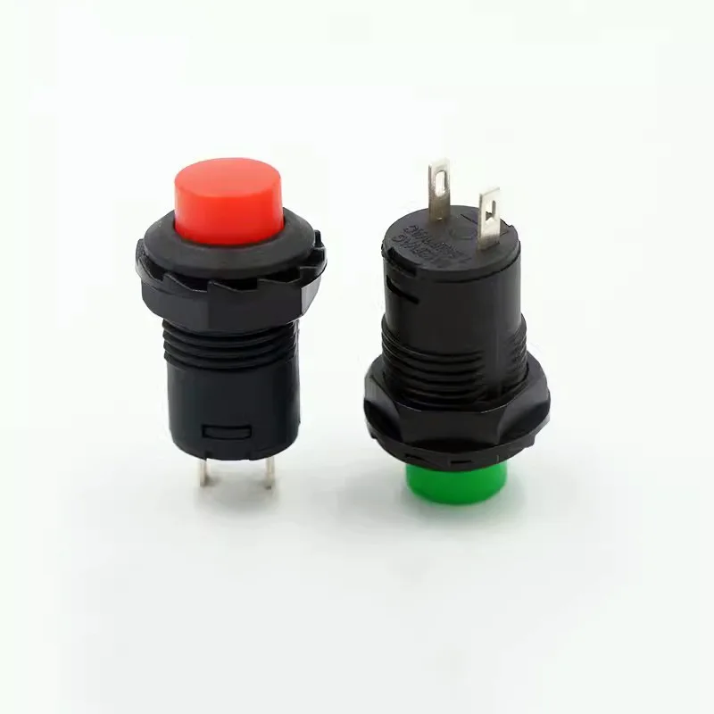 1 قطعة/الوحدة DS-425A مفتاح زر القفل الذاتي أحمر أخضر مع زر مفتوح ذاتي القفل عادة