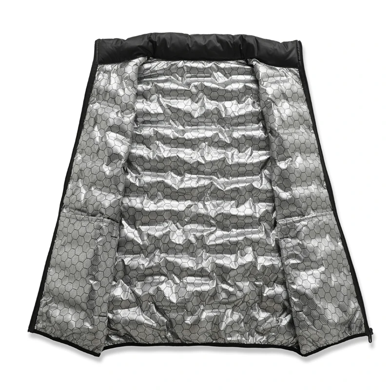 8XL الرجال الشتاء العلامة التجارية سترة دافئة رجالي عادية الخريف أبلى سترات صدرية الرجال وتتسابق موضة جاكيت بلا إكمام سترة الذكور 7XL6XL #4