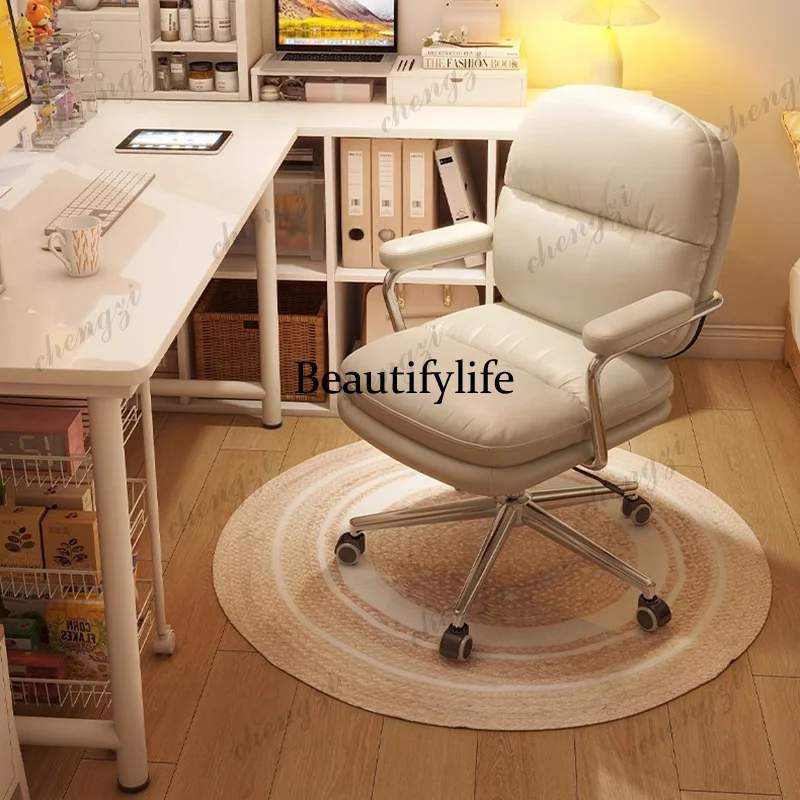 

Luxury Armrest Office Chair Support Backrest Relaxing Nordic Gaming Chairs Conference Design Sillas De Oficina Furniture Home