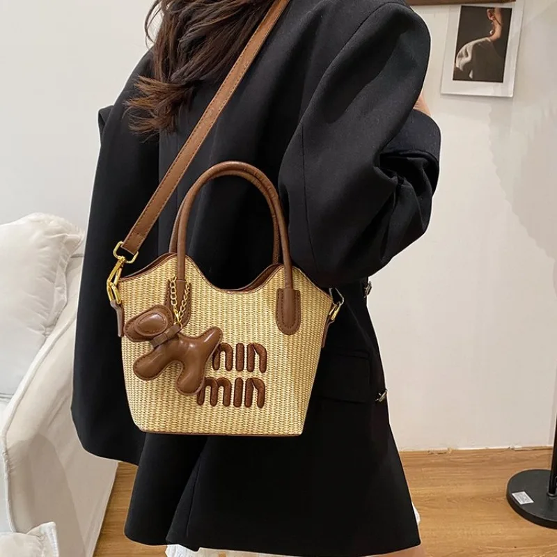 

Sophisticated Female Bag For Discerning Women Elegant Retro Monogram Crossbody Shoulder Bag Ideal For Professional Settings