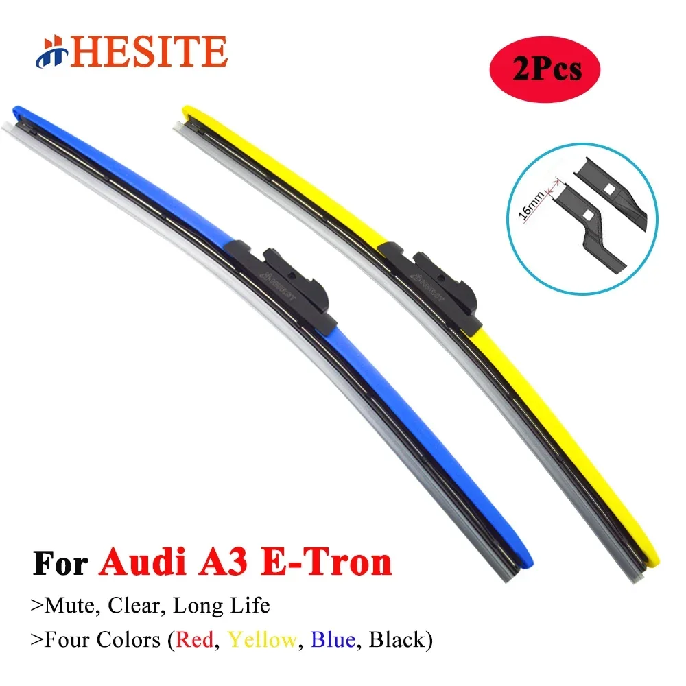 

HESITE Colorful Windshield Wiper Blade For Audi A3 E-Tron Sedan Hatchback 2010 2012 2014 2015 2016 2017 2018 Vehicle Accessories