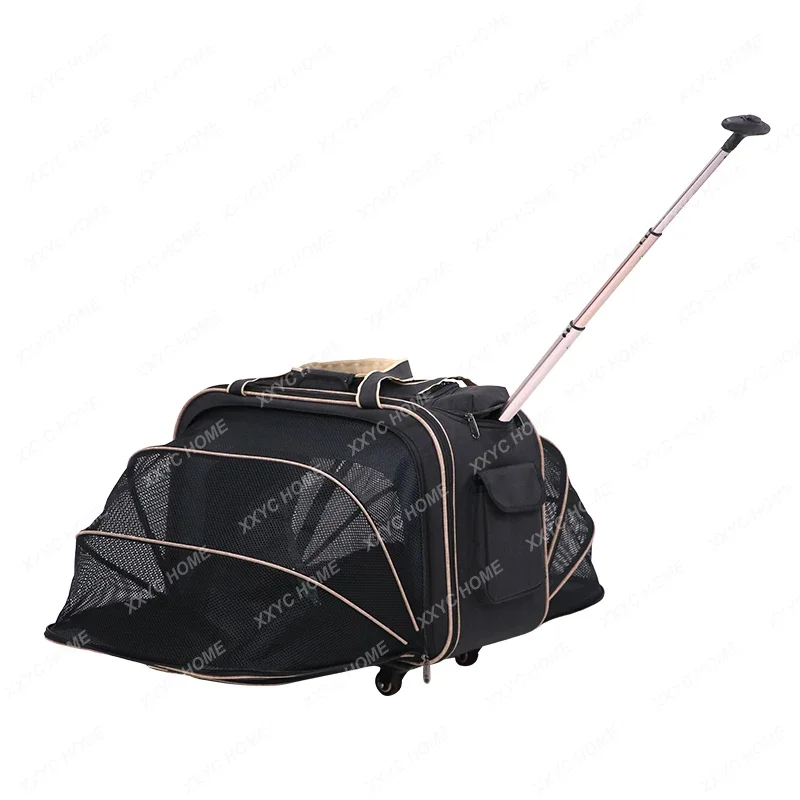 

Pet Trolley Bag Large Capacity Cat out Cage Expansion Trolley Bag Portable Dog Multi-Cat out Portable Bag