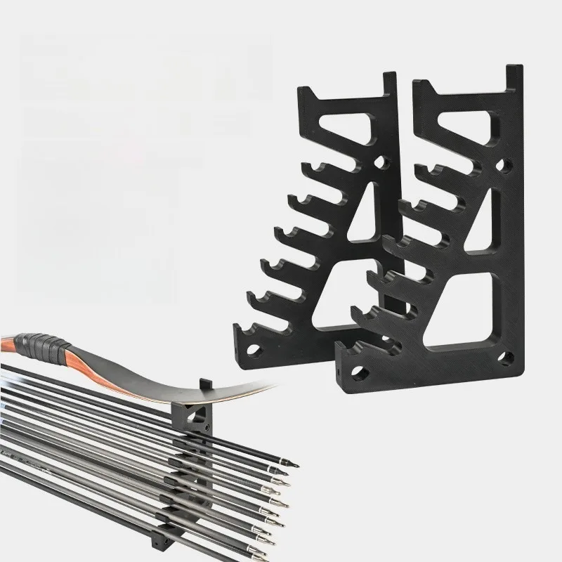 3D Portable Bow Stand Traditional Sturdy Hunting Bows Rack Arrows Easy Installation Durable Split Type Design Bow and Arrows