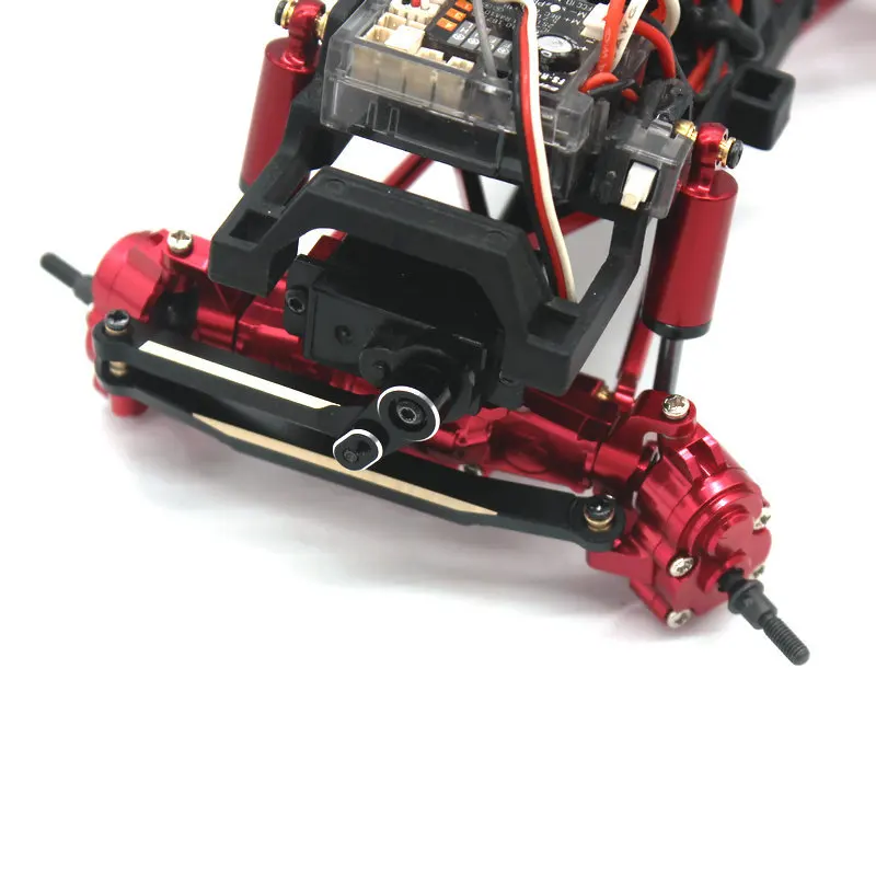 FMS 1/18 FCX18 New Model LC80 RC Remote Control Vehicle - Brass - Weight Distribution Steering Rod