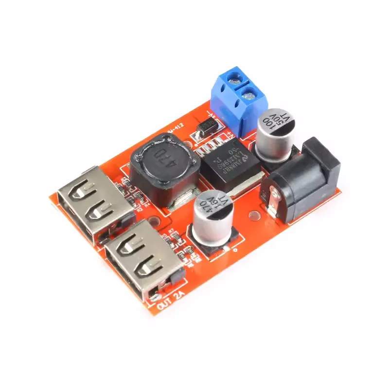 

3pcs 9V/12V/24V/36V to 5V step-down module DC-DC on-board charging solar 3A regulated power module