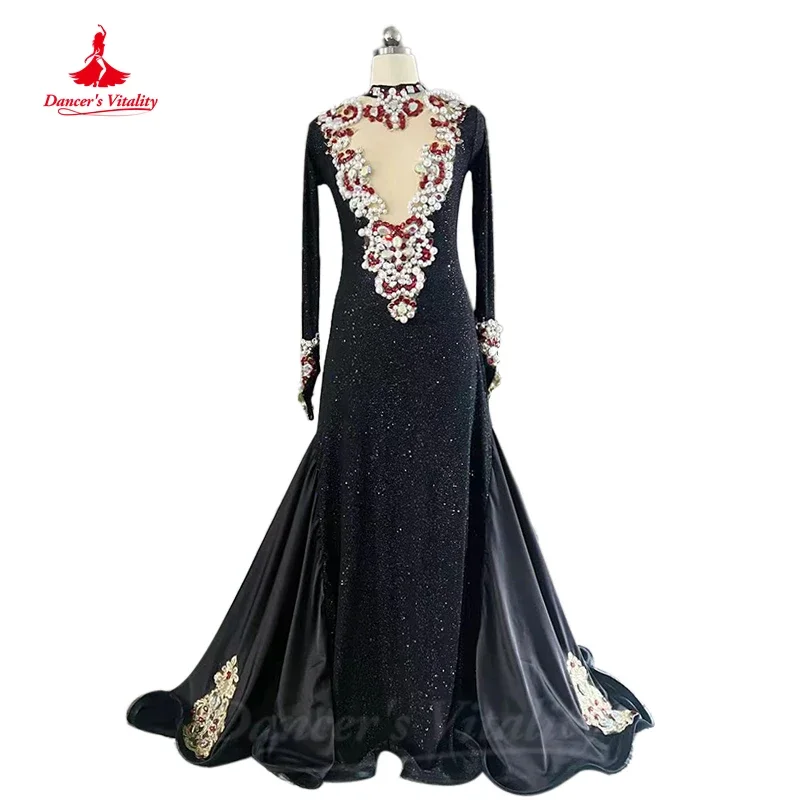 Belly Dance Competition Clothing for Women Bellydance Iraqi Hair Swing Robe High-End Custom Female Oriental Dance Wear Dress