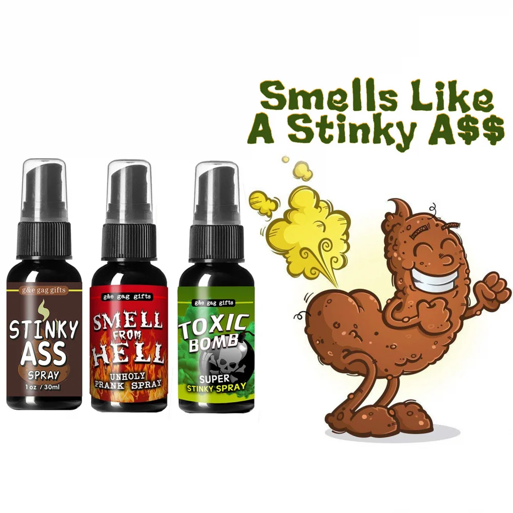 

30Ml Fart Spray Stinky Prank Liquid Extra Strong Stink Terrible Smell Spray Hilarious Gag Gifts Prank Toys