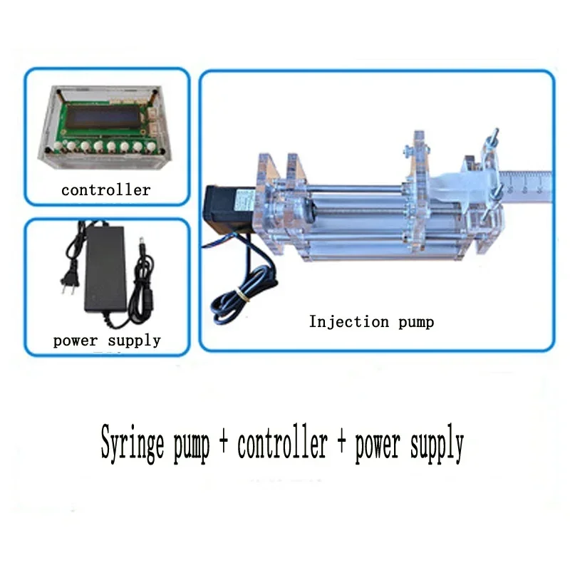 Precision Benchtop Syringe Pump Lab Micro Pump Syringe Propeller Glue Dispenser Sampling Pump with Latest Controller