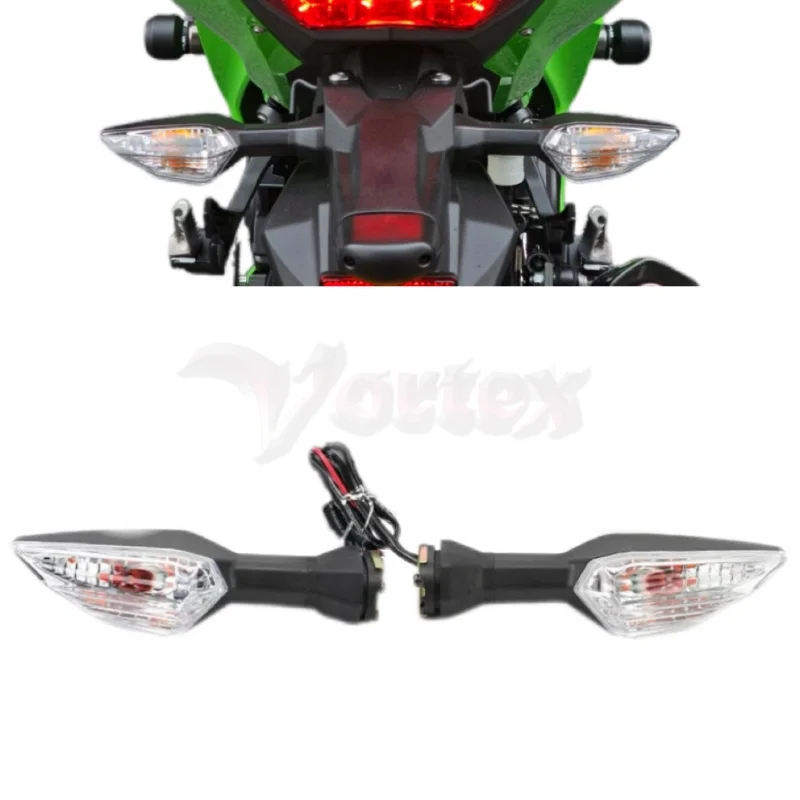 

Motorcycle Rear Turn Signal Lights Blinker Indicator Accessories For KAWASAKI NINJA 250 300 400 650 1000 2013-2020 2017 2018 19