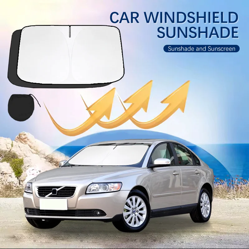 

Car Visor Sunscreen Window Sun Shade Blocks Parasol Coche UV Rays Driver Protection For Volvo S40 2007-2012