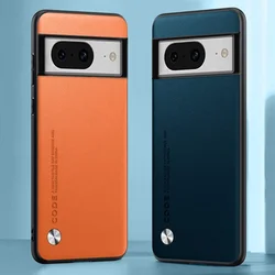 Case For Google Pixel 8A Pixel8 A Protective Cover Luxury Leather Phone Case For Google Pixel 8 Pro 5G Silicone Shockproof Coque