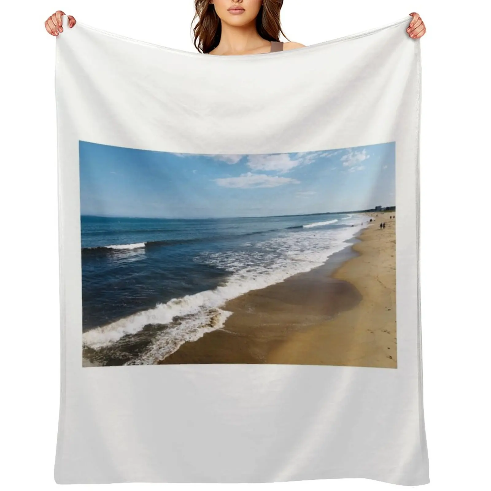 

Old orchard beach Throw Blanket Sofa Picnic Kid'S For Decorative Sofa Blankets