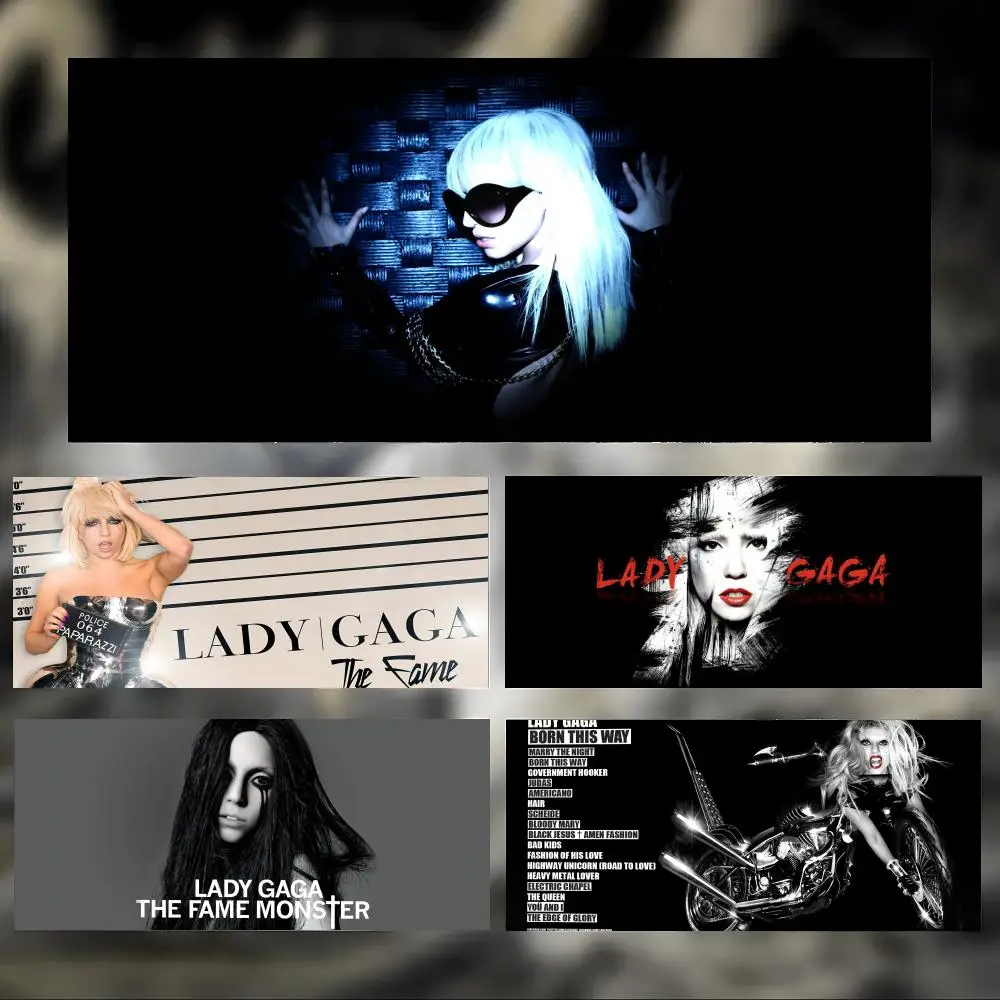 Popular Beautiful Singer L-Lady G-GagaS Mouse Pad Large Thick Desk Pad Stitched Edges Gaming Mouse Mat for PC