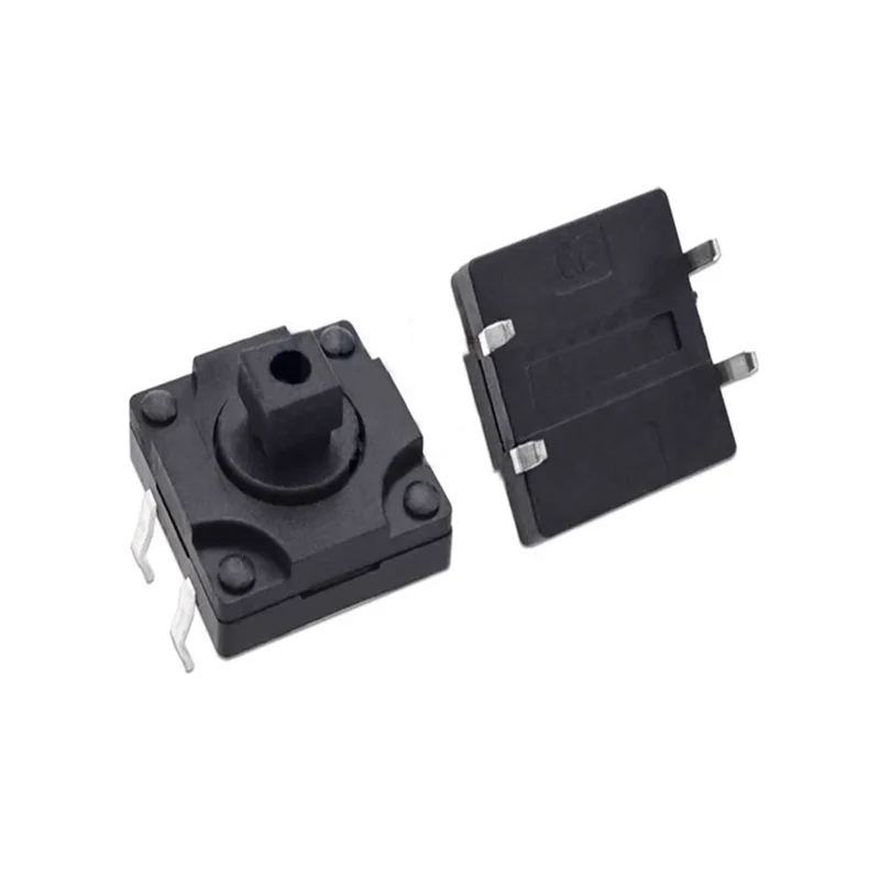 Tap switch 12*12*7.3mm square pin waterproof and dust-proof 4-pin vertical micro key switch 12X12