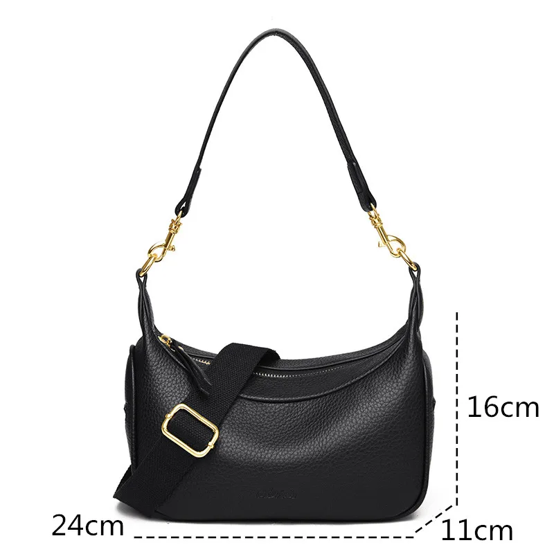 Designer Luxury Handbags 2023 New Vintage Soft Leather Tote Bags For Women Multi-pocket Shoulder Messenger Bags High quality Sac