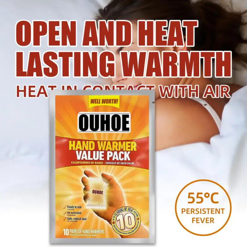 Hot Pack Disposable Hand Warmer Convenient Cold-proof Self-heating Warmer Abdomen Warming Patch Warm Body Patch Winter Warmer