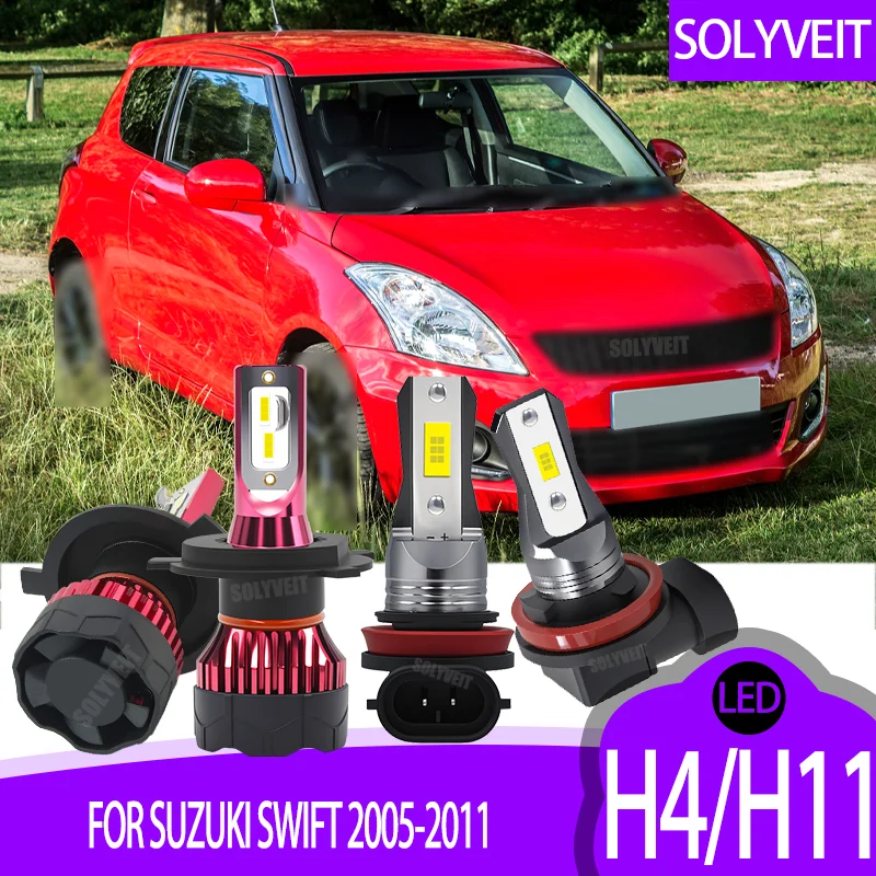 

H4/H11 LED Headlight Fog Light Bulbs Expanded Coverage Long Use Time FOR Suzuki Swift 2005 2006 2007 2008 2009 2010 2011
