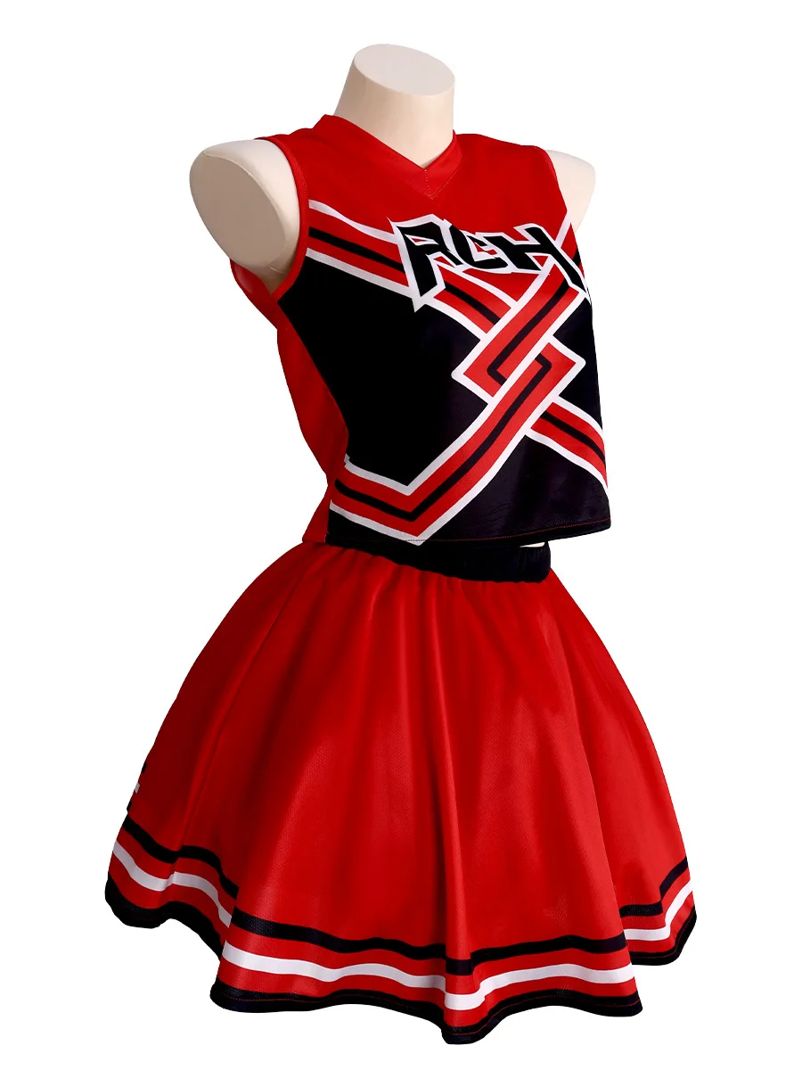 Takerlama RCH مطبوعة المشجع موحدة جلب على تأثيري المرأة فستان بتصميم حالم تانك القمم تنورة صغيرة هالوين زي الملابس #4