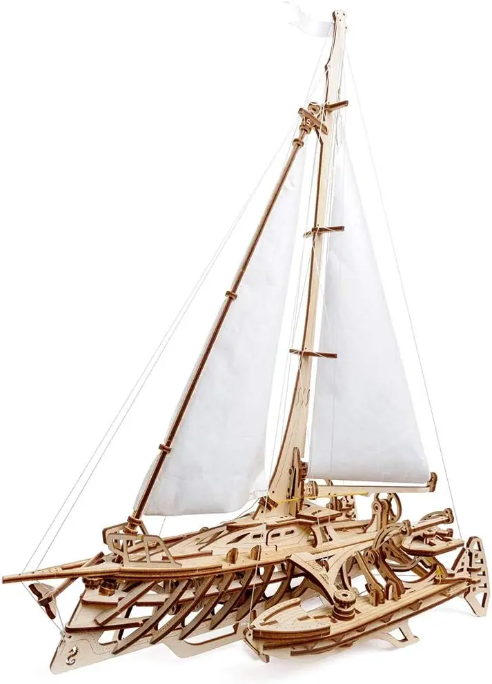 

3D пазлы для взрослых Trimaran Merihobus - деревянные механические модели, строительные наборы для рукоделия для взрослых