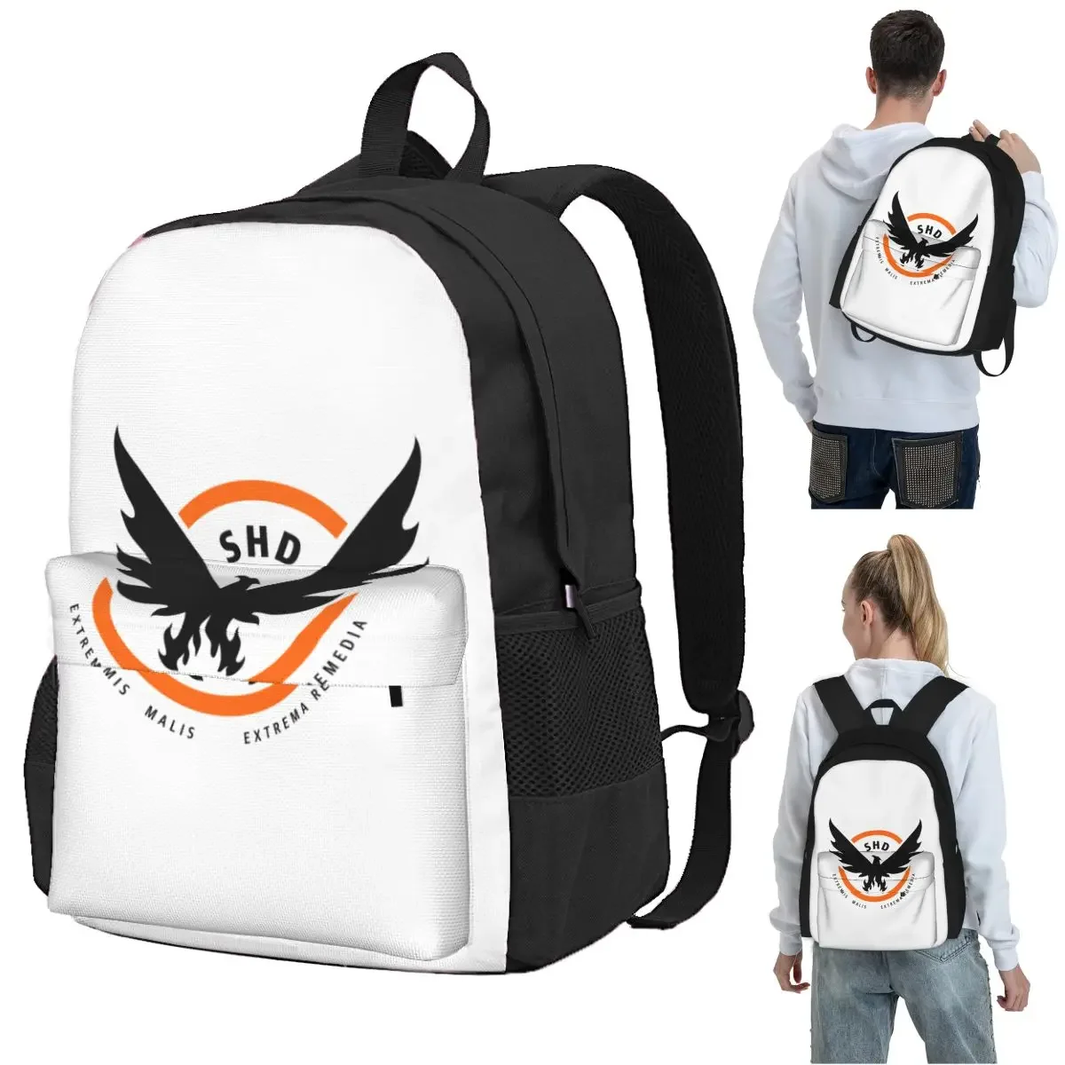 The Division Shd Strategic Homeland Division Backpack Student BookBag Children School Bag Computer Shoulder Bags for Boys Girls