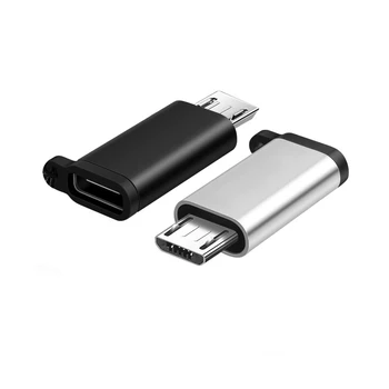 Adaptateur USB Type C de type C vers Micro USB femelle vers mâle pour câble de chargeur Samsung Xiaomi ADAPTATEUR USB USB C 12 meilleurs adaptateurs micro USB vers USB-C en vente - No11