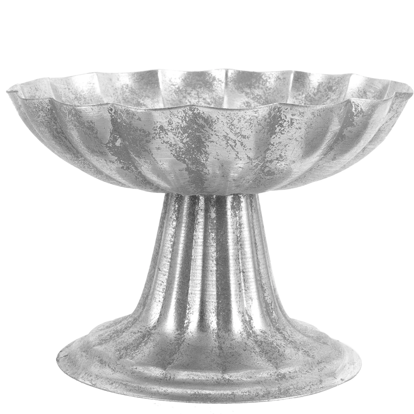 

Temple Fruit Tray Metal Buddhist Offering Plate Zinc Alloy Storage Container Fruit Snack Tribute Plate Buddha Worship Supplies