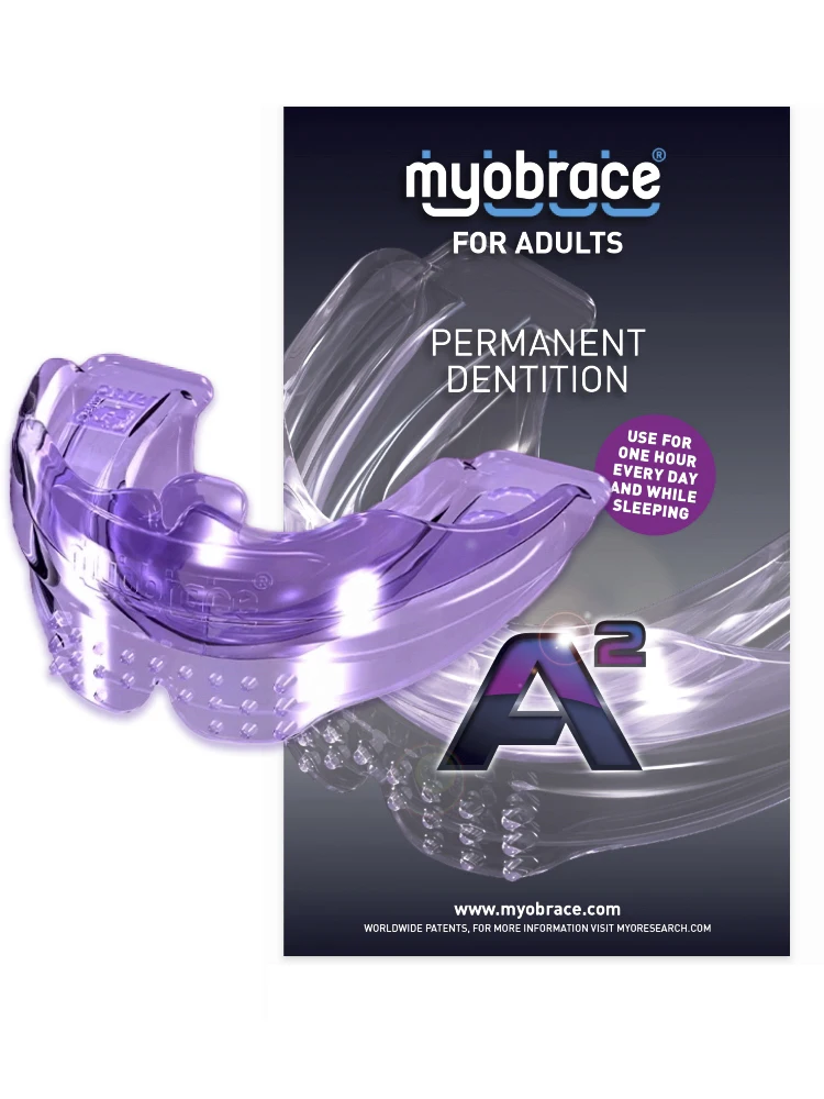 MRC Orthodontic Teeth Trainer Appliance A2 Class II Correction Myobrace Orthodontic Brace A2 Myofunctional Trainer A2 Open Bite