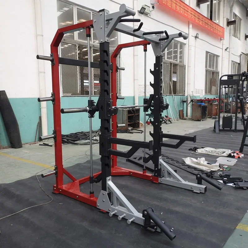 

DZSZ Body Building Wholesale Multi-Functional Home Use Fitness Equipment Weightlifting Smith Machine Squat Rack